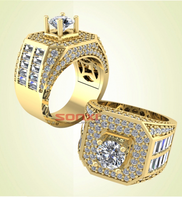 QUALITY YOUNG GOLD MEN'S RING