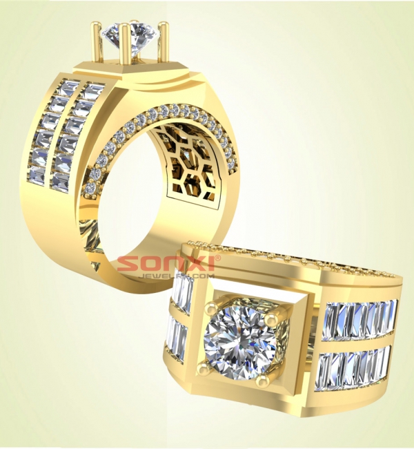  QUALITY PLATED MEN'S RING
