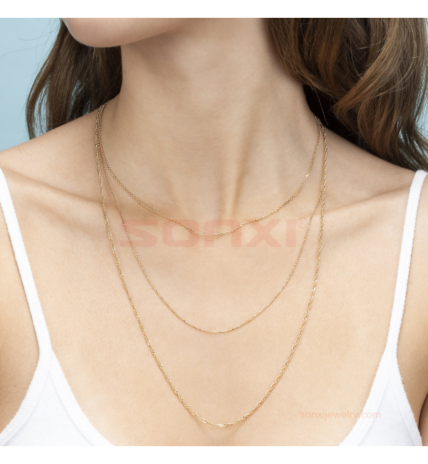 Your Way Triple Strand Necklace