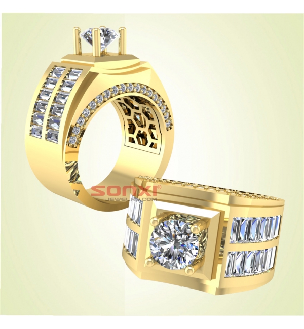  QUALITY PLATED MEN'S RING